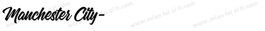 Manchester City字体转换
